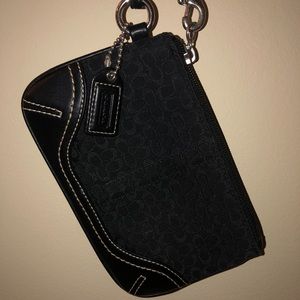 Coach Classic Black Wristlet